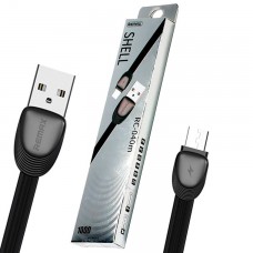 USB кабель Remax Shell RC-040m micro USB 1m черный