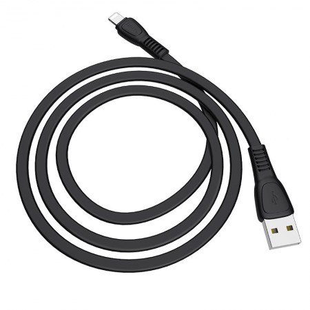 USB кабель Hoco X40 "Noah” Lightning 1m черный