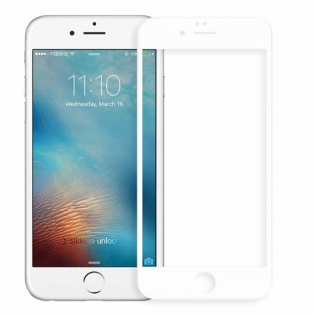 Защитное стекло 6D Apple iPhone 7 Plus, iPhone 8 Plus white тех.пакет