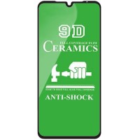Защитное стекло Ceramics 9D Full Glue Xiaomi Mi A3 Lite (CC9)/Mi 9 Lite (черный)