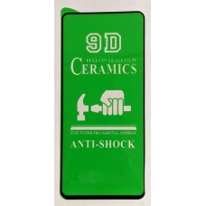 Защитное стекло Ceramics 9D Full Glue Realme C3/5S/5i/X Lite/OPPO A31/A5 (2020)/A9 (2020) (черный)