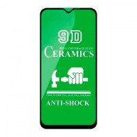 Защитное стекло Ceramics 9D Full Glue Realme 3 Pro black тех.пакет