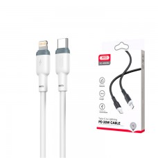 USB кабель XO NB208A Type-C - Lightning 1m белый