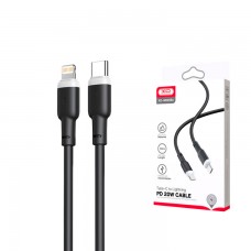 USB кабель XO NB208A Type-C - Lightning 1m черный