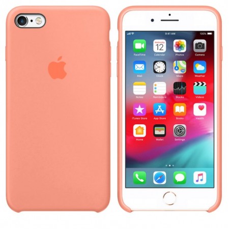 Чехол Silicone Case Original iPhone 7, 8, SE 2020 №42 (New pink)