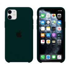 Чехол Silicone Case Original iPhone 11 №49 (Dark green) (N56)