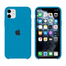 Чехол Silicone Case Original iPhone 11 №38 (Denim Blue)
