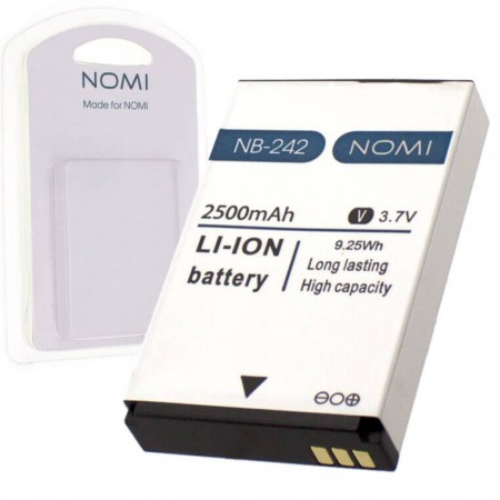 Аккумулятор NOMI NB-242 для i242 2500 mAh AAAA/Original пластик.блистер