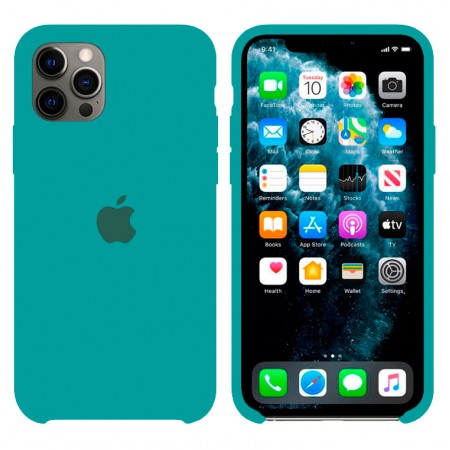 Чехол Silicone Case Original iPhone 12, 12 Pro №50 (Spearmint green) (N47)