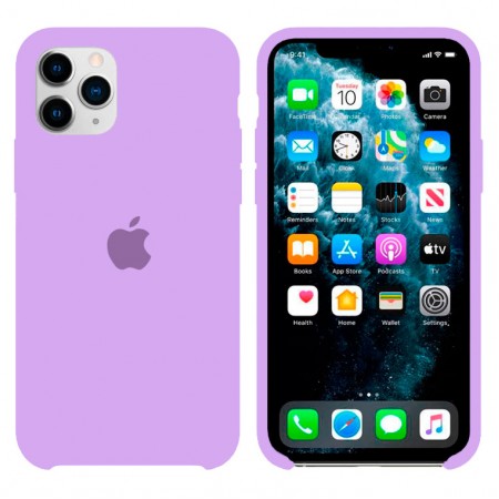 Чехол Silicone Case Original iPhone 11 Pro Max №41 (Light Purple) (N39)