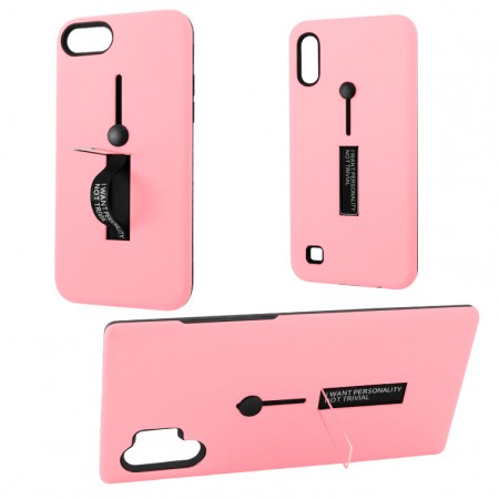 Чехол Kickstand Soft Touch Xiaomi Mi CC9E / A3 Lite розовый