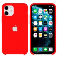 Чехол Silicone Case Original iPhone 11 №33 (China red) (N31)