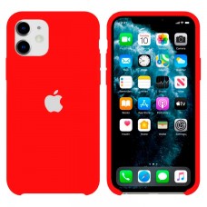 Чехол Silicone Case Original iPhone 11 №33 (China red) (N31)