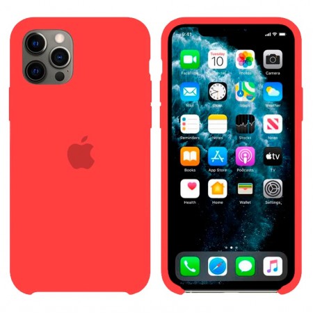 Чехол Silicone Case Original iPhone 12, 12 Pro №14 (Red) (N14)