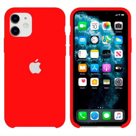 Чехол Silicone Case Original iPhone 12 Mini №33 (China red) (N31)