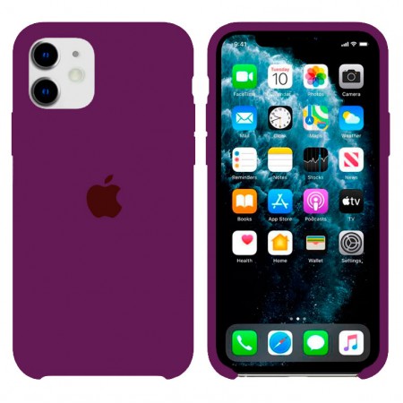 Чехол Silicone Case Original iPhone 12 Mini №52 (Violet) (N42)