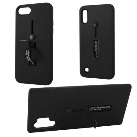 Чехол Kickstand Soft Touch iPhone 11 Pro Max черный
