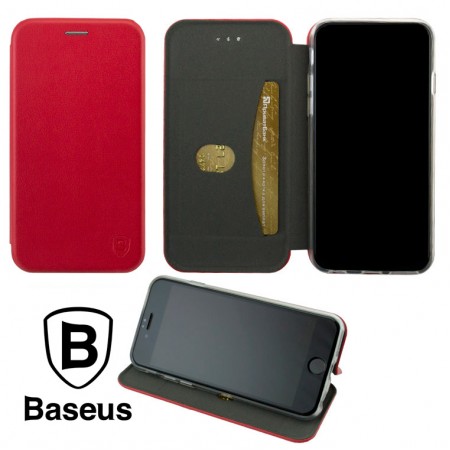 Чехол-книжка Baseus Premium Edge Samsung A02s A025, M02s M025, A03s A037 красный