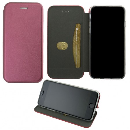 Чехол-книжка Elite Case Samsung A02 A022, M02 M022 бордовый