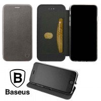 Чехол-книжка Baseus Premium Edge Samsung A02s A025, M02s M025, A03s A037 серый