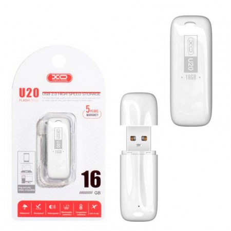 USB Флешка XO U20 USB 2.0 16GB белый