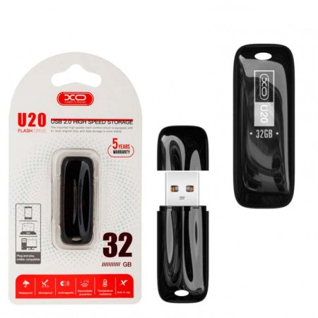 USB Флешка XO U20 USB 2.0 32GB черный