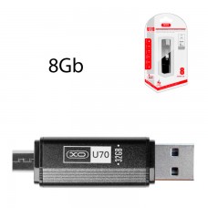 USB Флешка XO U70 USB 2.0 8Gb черный