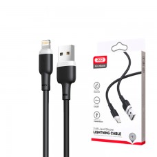 USB кабель XO NB208 Lightning 1m черный