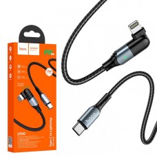 USB Кабель Hoco U100 Type-C - Lightning 1m черный