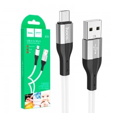 USB кабель Hoco X72 USB - micro USB 1m белый