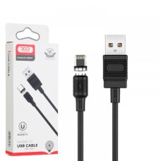USB кабель XO NB187 Магнитный USB - Lightning черный