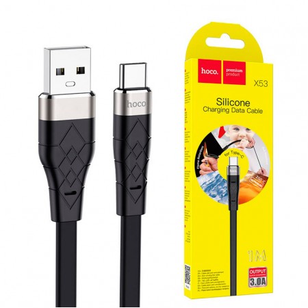 USB кабель Hoco X53 "Angel" Type-C 1m черный