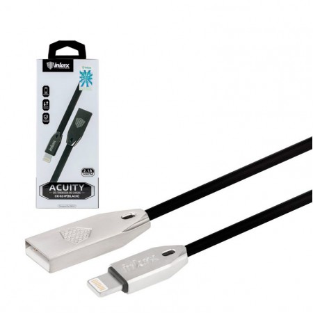 USB кабель inkax CK-62 Lightning черный
