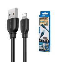 USB кабель Remax RC-138i Lightning черный