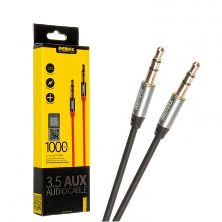 AUX кабель 3.5mm Remax RL-L100 1м черный