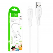 USB кабель Hoco X67 Lightning 1m белый