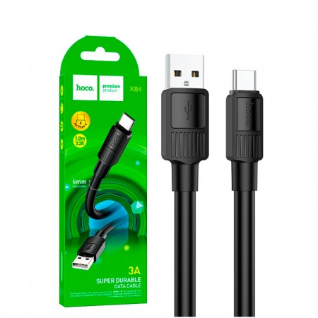 USB кабель Hoco X84 Type-C 1m черный