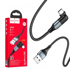 USB Кабель Hoco U100 micro USB 1m черный