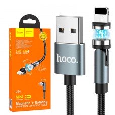 USB Кабель Hoco U94 Магнитный Lightning 1.2m черный