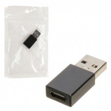 Переходник TU001 Metal Type-C - USB 3.0 черный