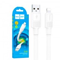 USB кабель Hoco X84 Lightning 1m белый