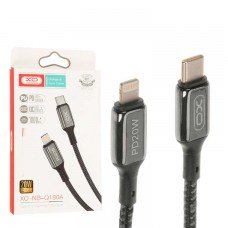 USB Кабель XO NB-Q180A Type-C - Lightning 1m черный