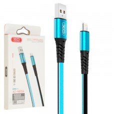 USB кабель XO NB154 Lightning 1m голубой