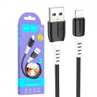 USB кабель Hoco X82 Lightning 1m черный
