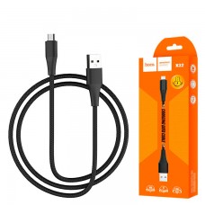 USB кабель Hoco X32 USB - MicroUSB 1m черный