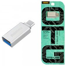 Переходник Remax RA-OTG1 USB OTG - Type-C серебристый