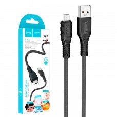 USB кабель Hoco X67 micro USB 1m черный