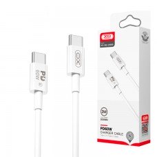 USB кабель XO NB-Q190B Type-C - Type-C 2m белый