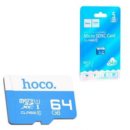 Карта памяти Hoco MicroSDXC 64GB U1 class 10