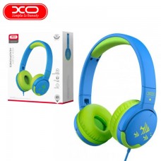 Наушники с микрофоном XO EP47 зелено-голубые